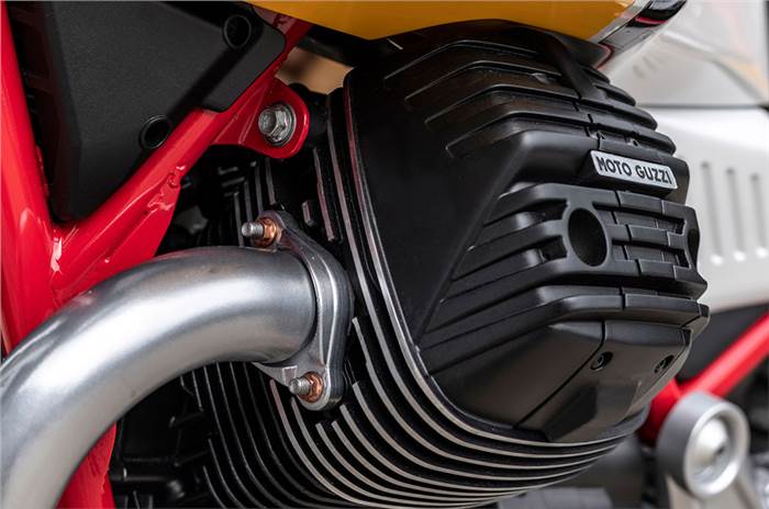 Moto Guzzi V85 TT engine